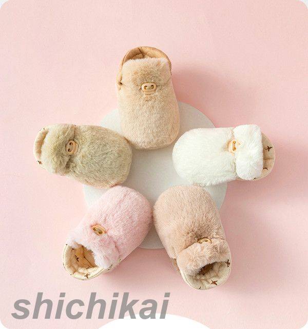 キッズ 靴 厚手 ベビー用 靴 出産祝い ふわふわ スリッパ 赤ちゃん キッズ 子供 男児 女児 秋 冬 春 新生児 室内履き 快適 女の子 男の子 幼児用 ルームシューズ かわいい 部屋履き 保温 防寒 可愛い