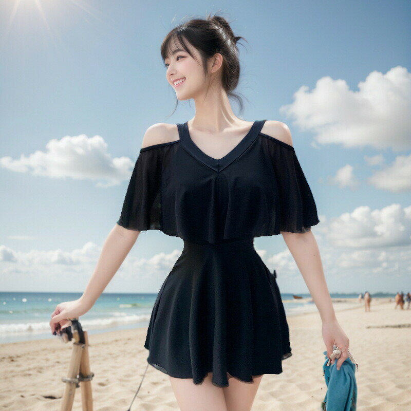 レディース 夏 ビキニ 水着 ビーチ プール おしゃれ リゾート 旅行 サマー レジャー 海水浴 大人 学生 韓国 セパレート お腹 カバー スリム 見せ サイズ 胸部 ワイヤー ギャザー フェアリー スタイル