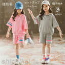 韓国子供服 セットアップ 子供服 ジャージ キッズ服 上下セット ズボン 女の子 カジュアル 夏 ワイドパンツ 半袖 薄手 パンツ ゆったり 2点セット Tシャ...