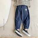 デニムパンツ キッズパンツ 子供ズボン ロング スウエットパンツ ワークパンツ 10分パンツ イージーパンツ キッズ 男の子 ベビー 子供服 カジュアル ロング丈 ゆったり ズボン 男児 おしゃれ 通学着 通園着 90