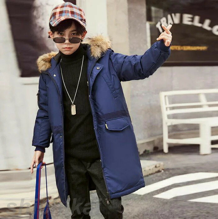 ダウンコート キッズ 子供服 男の子 アウター ダウンジャケット キッズ 子供 ダウンコート ロング 通学 キッズ服 防寒 秋冬 ジュニア アウター 冬 通園 ...