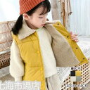 中綿ベスト 子ども服 子供服 キッズ 男の子 女の子 ベスト ボア付き 裏起毛 厚手 防寒 暖かい あったか カジュアル おしゃれ 秋物 冬物 新作 ホワイトデー