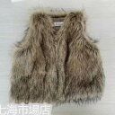 毛皮ベスト ファーベスト ファー付きチョッキ 子供服 子ども 袖なし 毛皮 ファーベスト 結婚式披露宴 フェイクファー エレガント 厚手 あったか 秋物 秋冬 新作 ホワイトデー