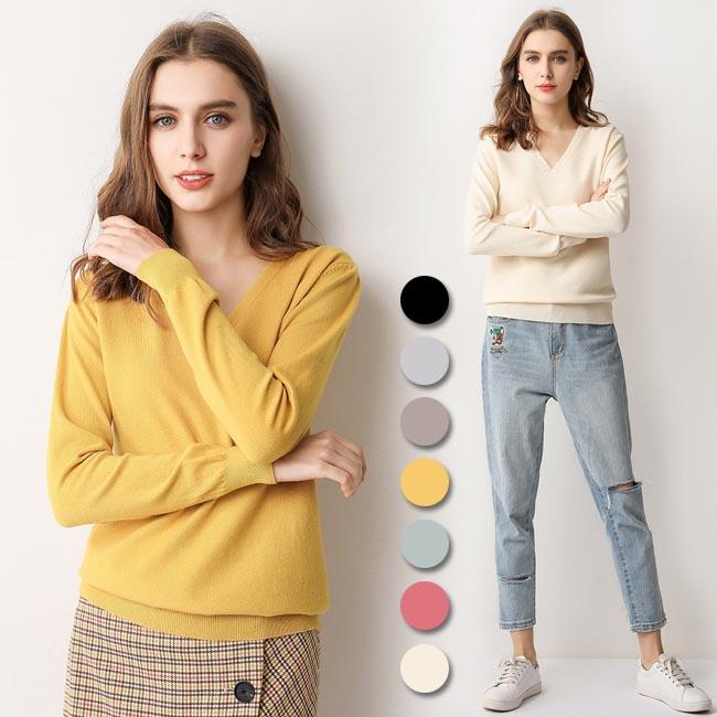 ニットセーター レディース ニット Vネック 長袖 ゆったり ニットセーター きめ細かい ニットトップス ..