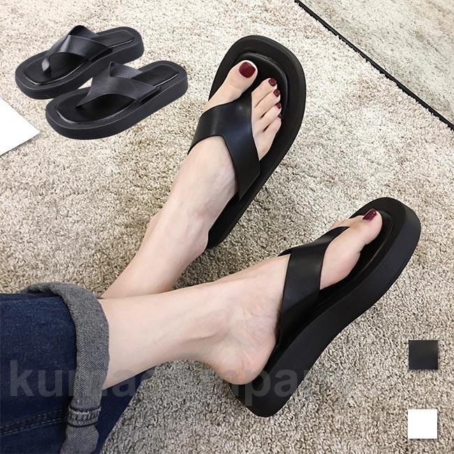 トング レディース スリッパ サンダル 厚底 トングサンダル トングスリッパ 女性 厚底サンダル 厚底スリッパ サマーサンダル お洒落 シューズ