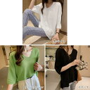 ニットトップス レディース 透け感 無地 バレンタイン 2023 プレゼント