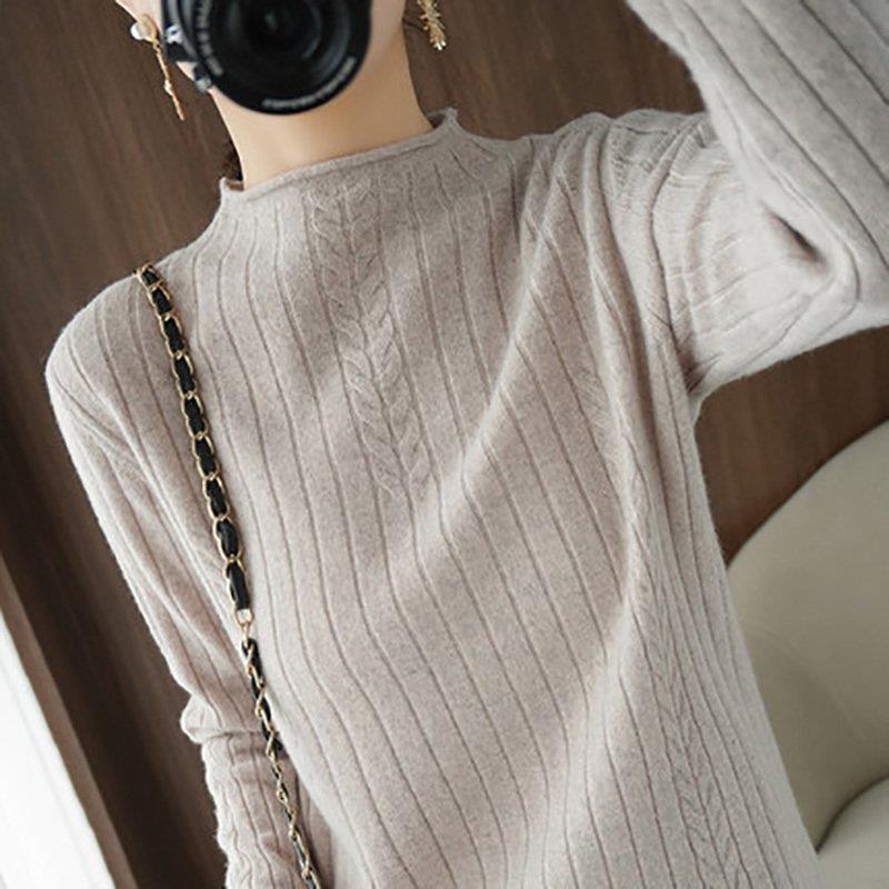 ニット レディース セーター 長袖 トップス ニットセーター クルーネック ゆったり 無地 シンプル カジュアル 秋冬 新作 ニットソー ニットウェア カットソ...