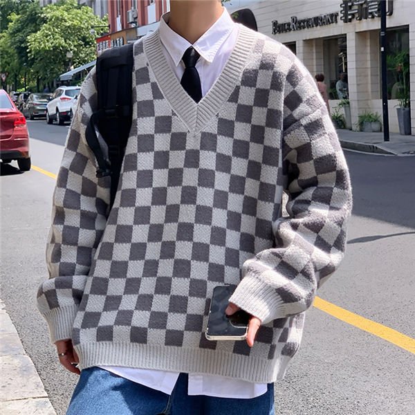 ニット メンズ セーター メンズ トップス ニット おしゃれ カジュアル 秋冬 秋物 ニット セーター トップス ニット Vネック ニット バレンタイン 2023