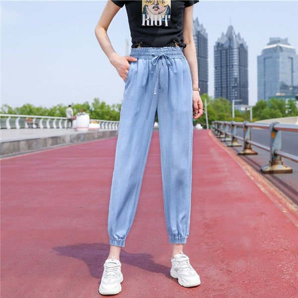 デニムパンツ レディース デニムパンツ 春 夏 パンツ 9分丈 デニムパンツ ジーンズ ウエスト調整 涼しい ハイウエスト 美脚 春夏 バレンタイン 2023 プレゼント