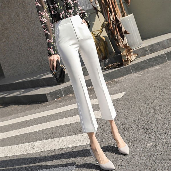 テーパードパンツ レディース スツパンツ 通勤用 ノータック スリムスラックス ビジネススラックス 細身 美脚 美シルエット きれいめ 春夏 バレンタイン 2023 プレゼント