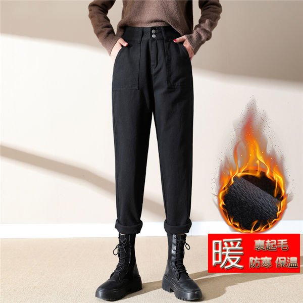 暖パン デニムジーパン デニムパンツ レディース あったかパンツ ボトムス パンツ 暖パン 秋冬 厚手 暖かい 美脚 シンプル 秋 冬 美脚 美尻 バレンタイン 2023 プレゼント