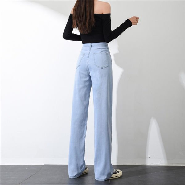 ガウチョパンツ デニムワイドパンツ レディース ジーンズ デニムパンツ ハイウエスト ロングパンツ ガウチョパンツ ジーンズ 春夏秋 ワイドパンツ バレンタイン 2023 プレゼント