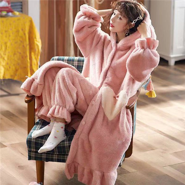 ルームウェア 上下セット 冬 パジャマ レディース 長袖 もこもこ かわいい ルームウェア 秋冬 パジャマ あったかい 上下 モコモコ パジャマ 部屋着 バレンタイン 2023 プレゼント