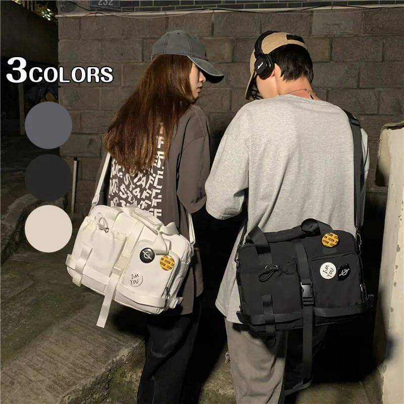 ショルダーバッグ レディース 通学 ザーズバッグ バッグ ナイロン おしゃれ 大人 かわいい 通勤 軽量 韓国 男女兼用 大容量 黒 可愛い シンプル 白 撥水...