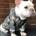 犬 レインコート 小型 中型犬 フルカバータイプ ブルードッグ 迷彩柄 反射板 雨除け パーカー レインウェア カッパ 防水 撥水犬用 雨 梅雨 雨具 散歩 犬 服(4)