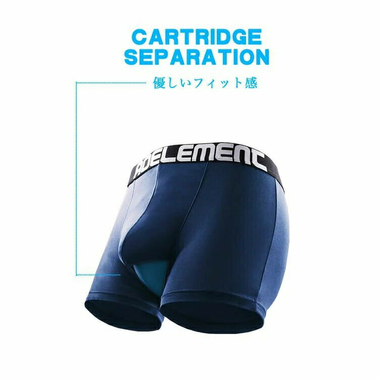 メンズ アンダーウェア パンツ メンズセクシー下着 男性下着 メンズ下着 スポーツウェア 下向き 陰嚢分離型 ボクサーパンツ 3枚セット Underwear 5サイズ ビッグサイズ対応 通気性 お得セット パンティー インナー下着