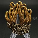 日本刀装具 刀鍔 仏手菊図 銅地 金工 細工 鍔 つば 居合用 刀剣美術