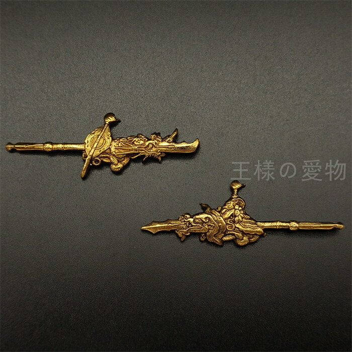 目貫 武具の図 銅製 細工 日本刀装具 武具 刀剣美術