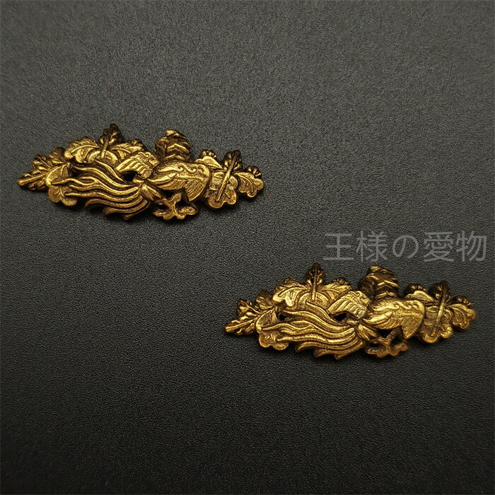 目貫　朱雀の図　銅製　細工　日本刀装具　武具　刀剣美術