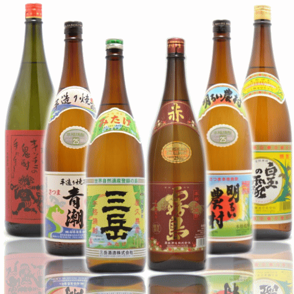 御中元【送料無料】赤霧島＆三岳が入った芋焼酎飲み比べセット　1800ml×6本≪数量限定≫