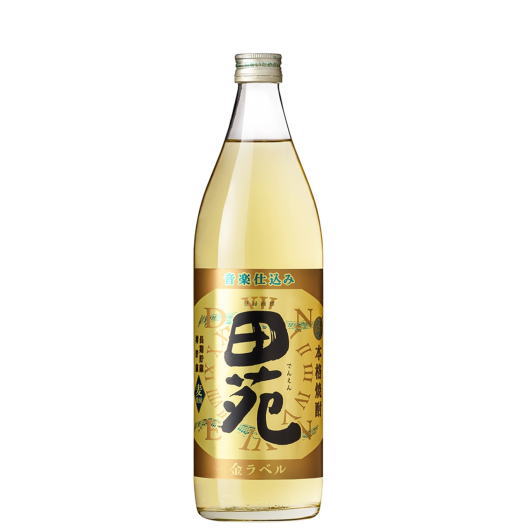 田苑 焼酎 【麦焼酎】樽貯蔵焼酎 田苑金ラベル 900ml 鹿児島県薩摩川内 田苑酒造