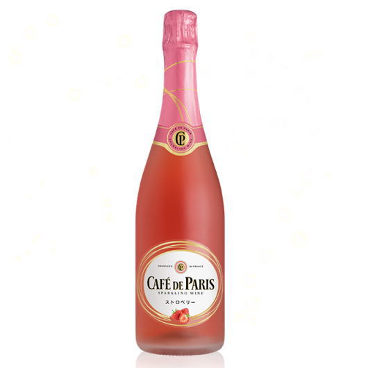 カフェ・ド・パリ ストロベリー 750ml [ CAFE DE PARIS フルーツフレーバー スパークリング フランス ]