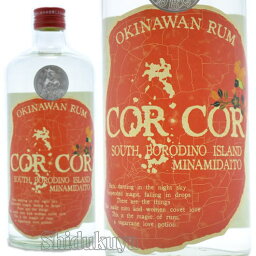 【国産ラム酒】グレイスラム　コルコル(赤ラベル)40度　720ml　CORCOR　アンデュストリエル