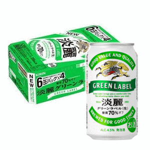 包装、のし紙、簡単指定　キリン　淡麗グリーンラベル　350ml×24缶　キリンビールのサムネイル