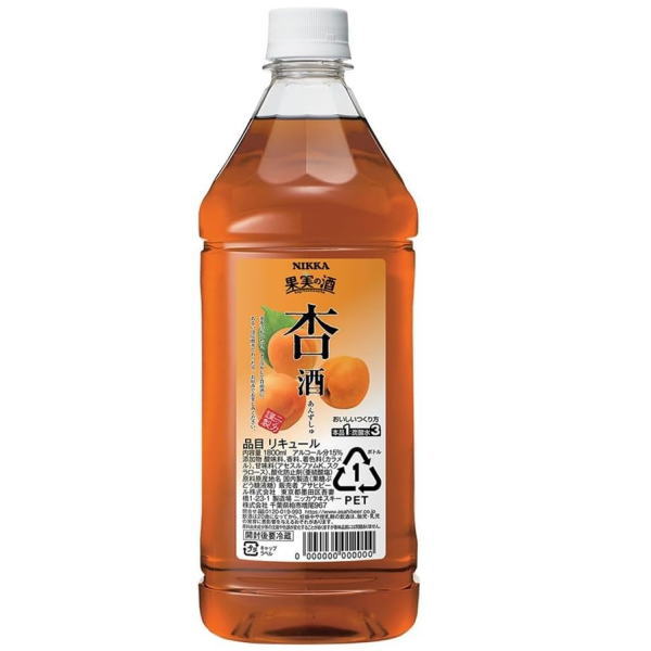 アサヒ 果実の酒 杏酒 15度 1800ml リキュール コンク