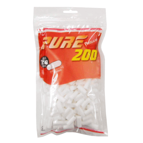 pure ピュア200 レギュラー 手巻きタバコ用フィルター 200個入り シャグ 喫煙具