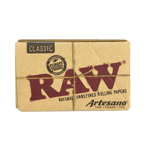 RAW クラシック ローリングペーパー・アルテサーノ 76mm(50枚入+チップ32枚入) 1 1/4 サイズ 喫煙具 手巻きタバコ シャグ ロウ