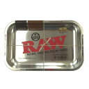 RAW ロー メタルトレー シルバー スモールサイズ シャグ 喫煙具 ロウ【メール便250円対応】