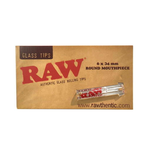 RAW ガラスチップス ラウンド ロー フィルター 喫煙具 手巻きタバコ シャグ
