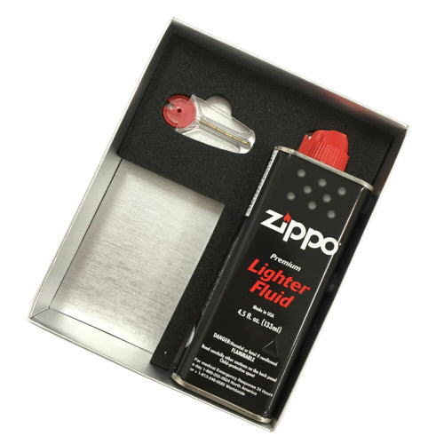 ZIPPO ジッポー 専用 ギフトボックス オイルと石と化粧箱のセットです