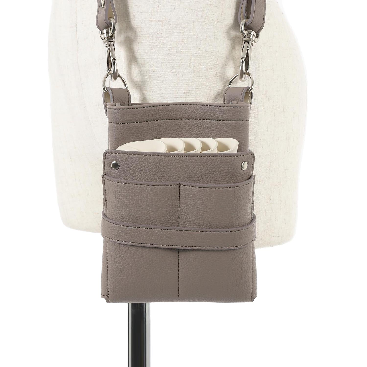 【アウトレットセール　20％OFF】訳あり/DEEDS ヴェネチア no.384 グレージュ 灰色 0~5丁入 シザーケース / 美容師 理容師 トリマー フローリスト シザーケース シザーバッグ
