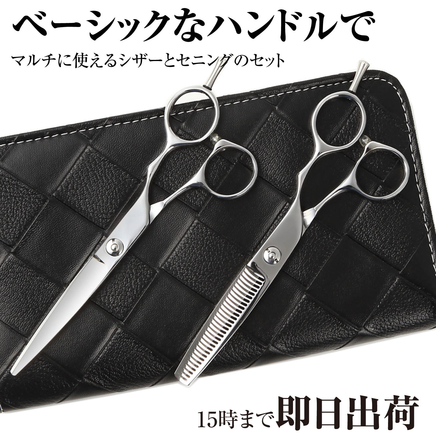 日本の鋏専門メーカー / 美容師専用 【PF】DEEDS GBZ シザー・セニング・専用ケース セット(5.5 6.0インチ) / 美容師…