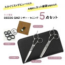 日本の鋏専門メーカー / 美容師専用 【PF】DEEDS GMZ シザー・セニング セット(5.5 6.0インチ) Web限定/ 美容師 理容 理容師 はさみ ...