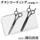 日本の鋏専門メーカー / 美容師専用 【PF】DEEDS GDZブラックチタン シザー・セニング・専用ケース セット(5.5 6.0インチ) / 美容師 理容 ...