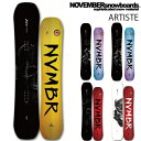 24-25 NOVEMBER ARTISTE ノベンバー アーティスト スノーボード 板 138 142 146 148 150 152 154 158 154...