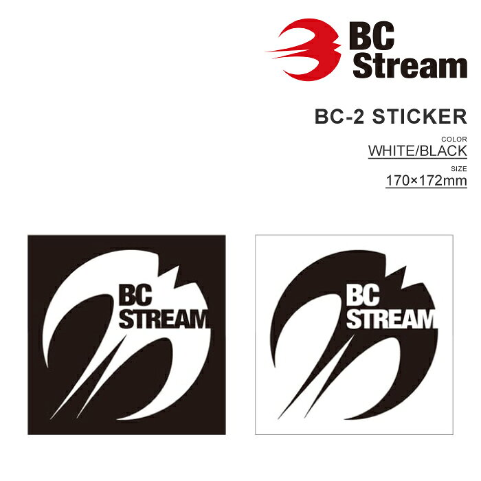 予約★店頭受取OK★[日本正規品]26-27 BC STREAM ビーシーストリーム BC-2 STICKER 1...