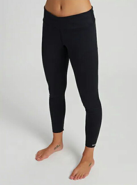 【BURTON Womens MIDWEIGHT PANTS カラー:TRUE BLACK】ファーストレイヤー スノーボード レディース インナー レギンス ヨガ ヨガウェア アウトドア サイクリング フェス カジュアル セットアップ 速乾性 伸縮性 ポリエステル素材 セール SALE