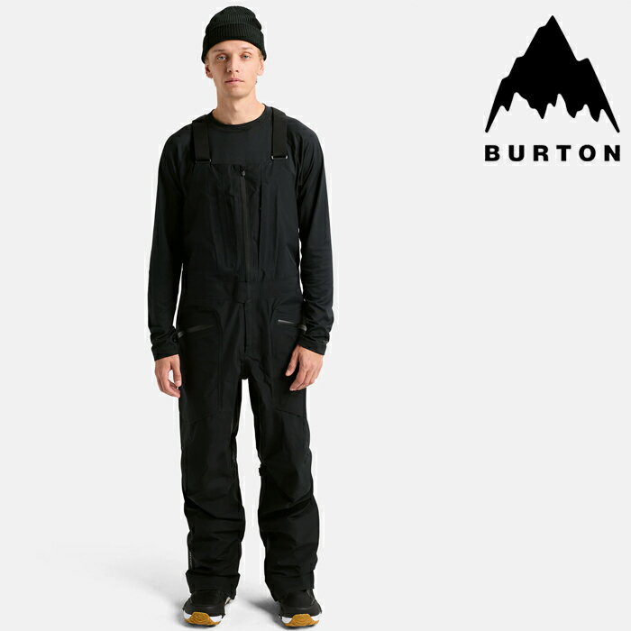 Pants - 即納★店頭受取OK★[日本正規品]25-26 スノーボード ウェア ビブパンツ バートン BURTON AK 3L FREEBIRD GORE-TEX 3L BIB PANT TURE BLACK GORE-TEX ゴアテックス フリーバード ストレッチ ビブパンツ 3レイヤー ブラック スノボ メンズ 男性 国内正規品 2026