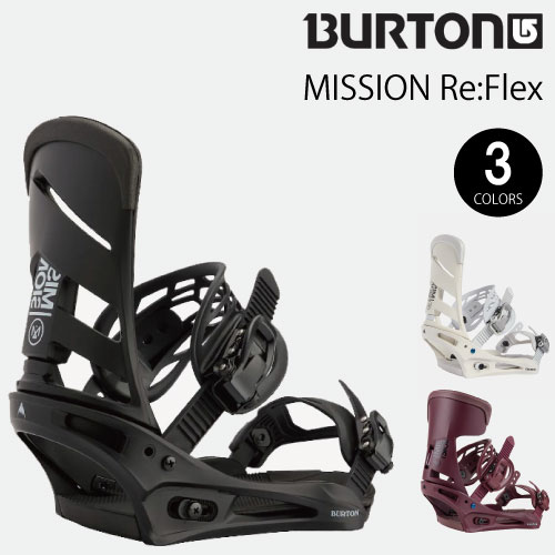 23-24 BURTON MISSION Re:Flex バートン ミッション スノーボード ビンディング バインディング リフレックス 4x4 国内正規品