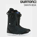 24-25 BURTON SWATH BOA 【BLACK】バートン スワス スウォス スノーボード ブーツ 2025 日本正規品