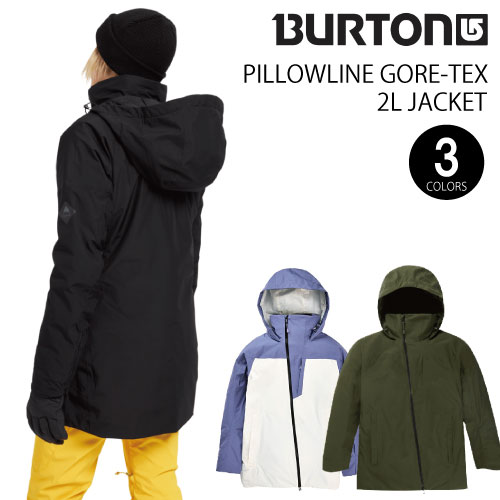 23-24 BURTONWOMENS AK 2L PILLOWLINE JACKETСȥ Ρܡɥ  2024 GORE-TEX ƥå ԥ饤󥸥㥱å 2쥤䡼  ֥å ꡼ ۥ磻 ֥롼 