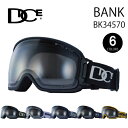 23-24 DICE BANK PHOTOCHROMIC/ULTRA LIGHT GRAY/LIGHT SILVER MIRROR BK34570 ダイス バンク ゴーグル スノーボード ミラー 調光レンズ 球面レンズ 2024 国産 日本製