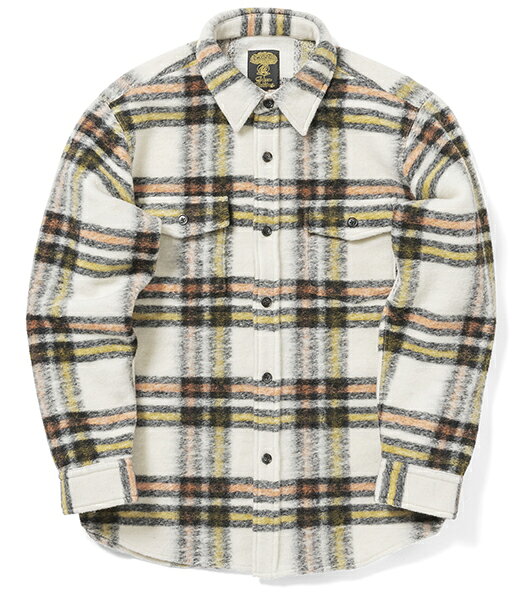 即納★店頭受取OK★[日本正規品]24-25 ウールフランネルシャツ グリーンクロージング GREEN CLOTHING WOOL FLANNEL SHIRTS 肉厚 ヘビーウェイトウールネルシャツ 2025 国内正規品 3