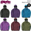 24-25 GREEN CLOTHING@PEACE JACKET@O[N[WO s[XWPbg Xm[{[hEFA 2025