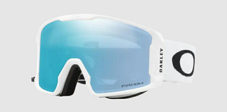 【21-22 OAKLEY　LINE MINER L / MATTE WHITE レンズ:PRIZM SAPPHIRE IRIDIUM】オークリー ラインマイナーL ゴーグル 平面レンズ プリズムレンズ メンズ レディース ユニセックス 凹凸 国内正規品 送料無料