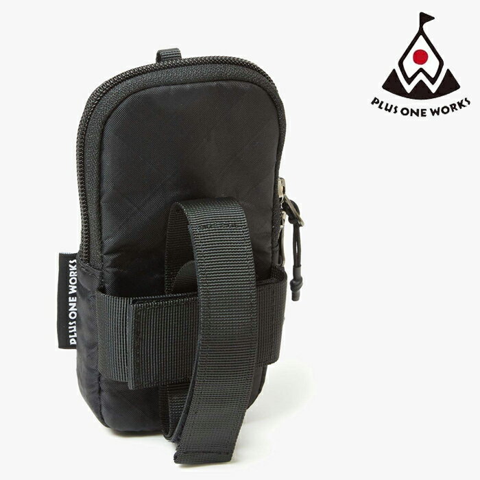 即納★店頭受取OK★[日本正規品] プラスワンワークス モバイルツールケース PLUS ONE WORKS MOBILE TOOL CASE ブラック 無線スマホ保温ケース 無線機ホルダー スマホ対応 アクションカメラ 国内正規品